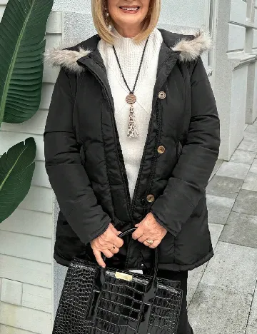 Geaca Emery Rose, negru