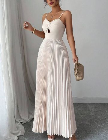 Rochie lunga SHEIN, crem