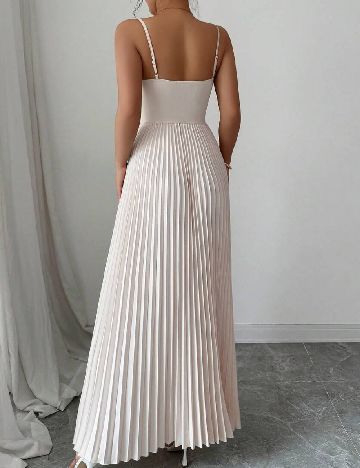 Rochie lunga SHEIN, crem