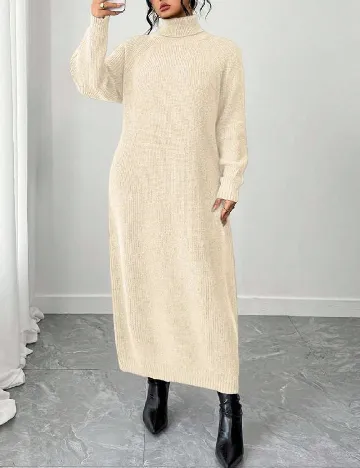 Rochie lunga SHEIN CURVE, crem