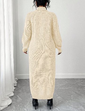 Rochie lunga SHEIN CURVE, crem