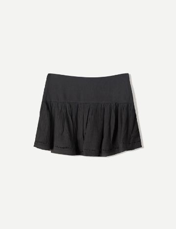 Fusta Bershka, negru