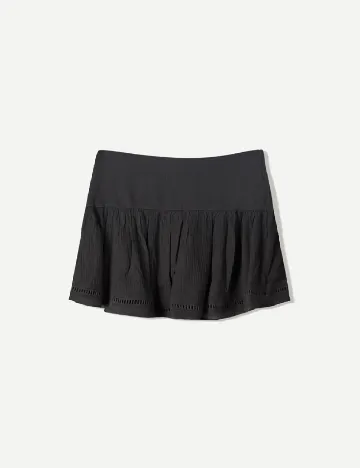 Fusta Bershka, negru