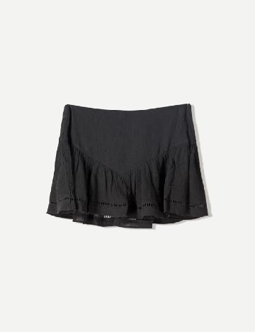 Fusta Bershka, negru