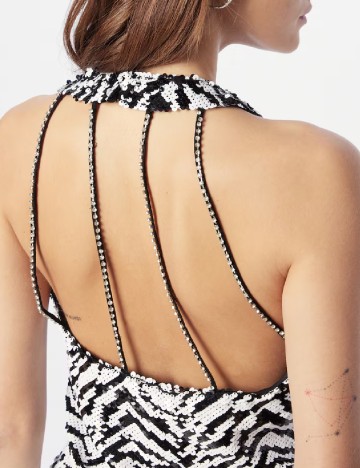 Bluza River Island, alb/negru