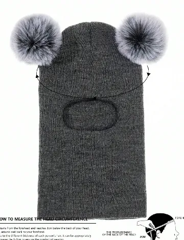 Caciula Shein Kids, gri