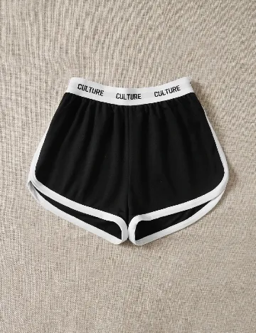 Pantaloni scurti SHEIN, negru