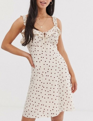 Rochie scurta River Island, crem