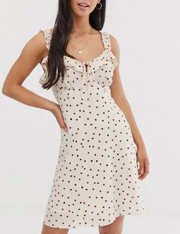Rochie scurta River Island, crem