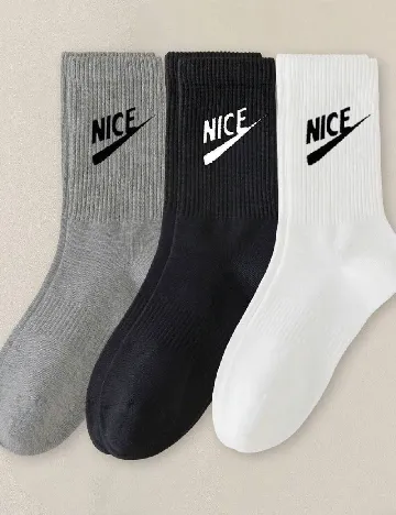 Set sosete 6 perechi SHEIN, mix culori