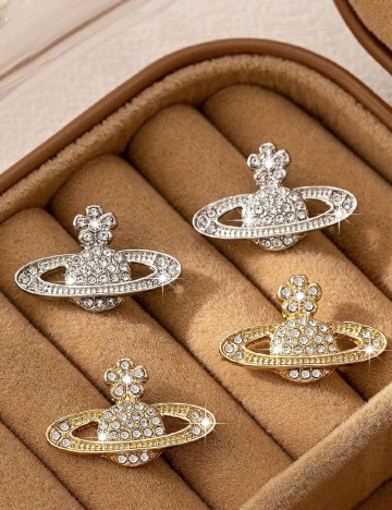 Cercei SHEIN, argintiu