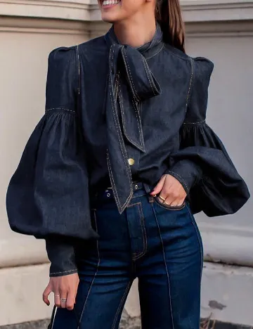 Camasa SHEIN, albastru