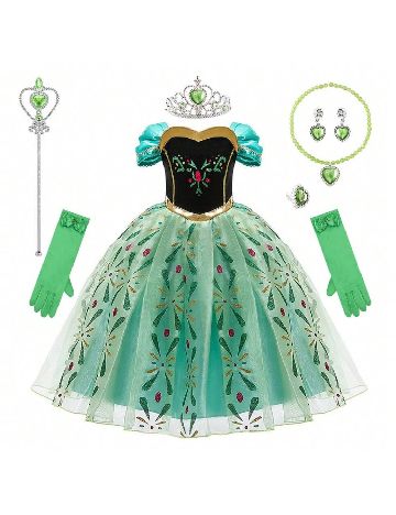 Rochie Shein Kids, verde