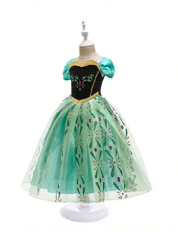 Rochie Shein Kids, verde