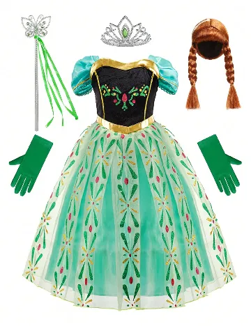 Rochie Shein Kids, verde