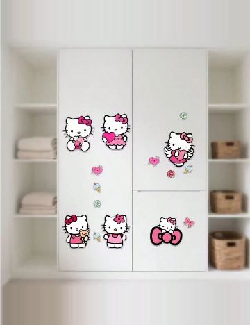 Set stickere autocolante SHEIN, roz