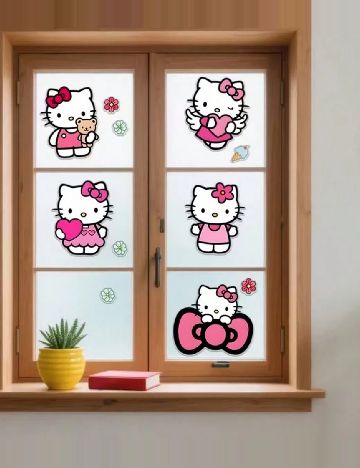 Set stickere autocolante SHEIN, roz