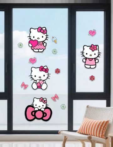 Set stickere autocolante SHEIN, roz