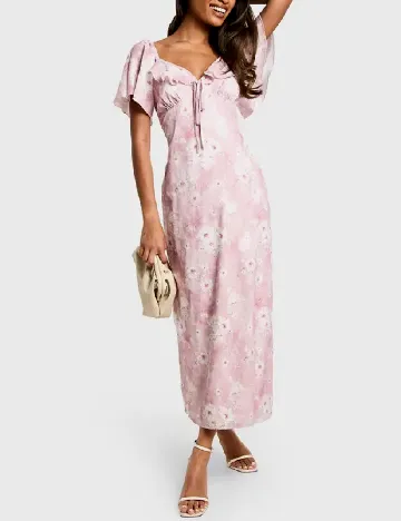 Rochie lunga Boohoo, floral