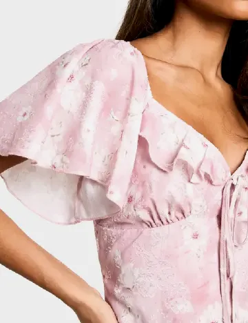 Rochie lunga Boohoo, floral