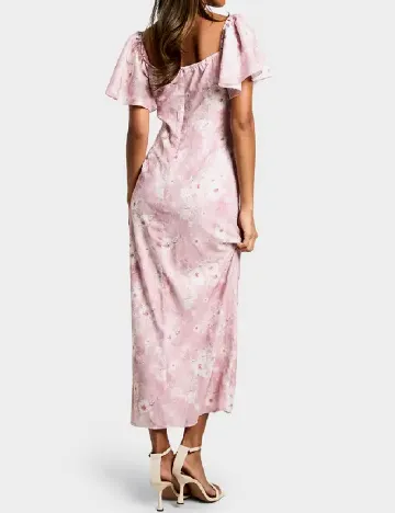 Rochie lunga Boohoo, floral