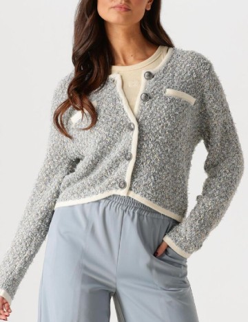 Cardigan Gestuz, gri