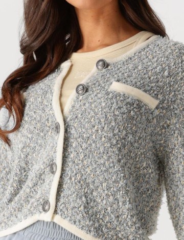 Cardigan Gestuz, gri