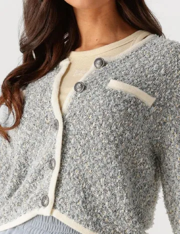 Cardigan Gestuz, gri