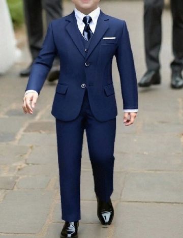 Costum Shein Kids, albastru