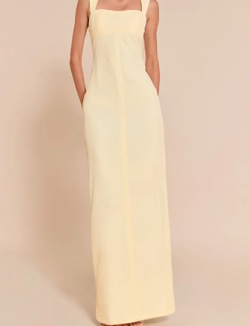 Rochie lunga PrettyLittleThing, galben