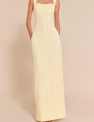 Rochie lunga PrettyLittleThing, galben