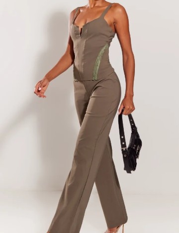 Top PrettyLittleThing, verde