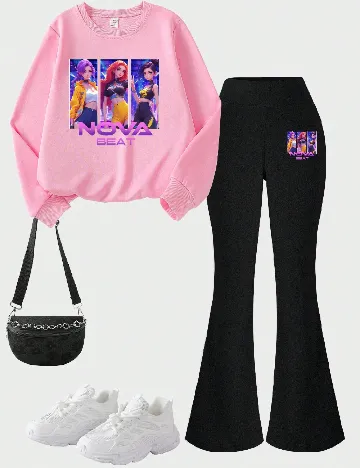 Compleu Shein Kids, mix culori