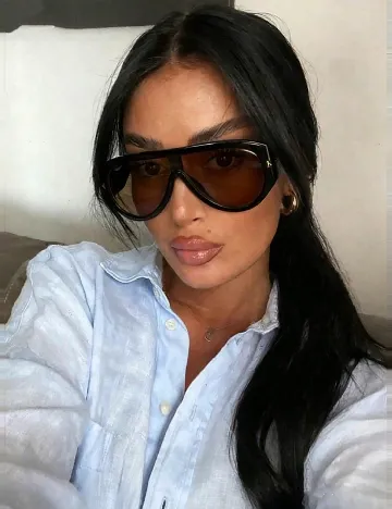 Ochelari de soare SHEIN, negru