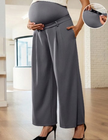 Pantaloni SHEIN Maternity, gri