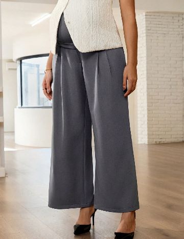 Pantaloni SHEIN Maternity, gri