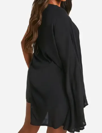 Bluza Boohoo Plus Size, negru