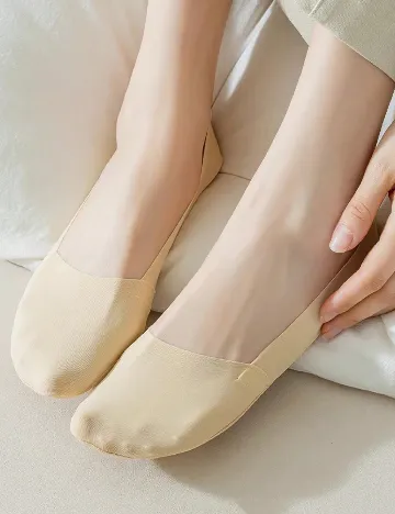 Sosete 5 perechi SHEIN, crem