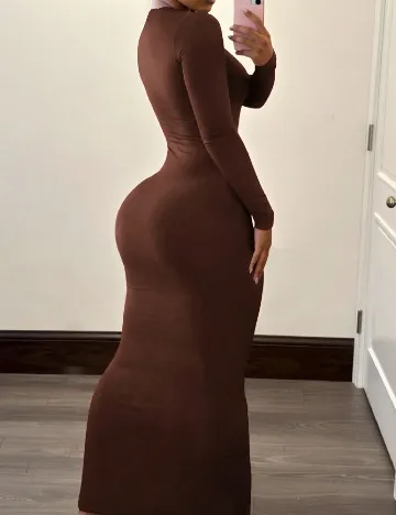 Rochie lunga SHEIN, maro