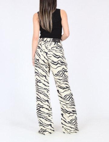 Blugi River Island, negru/crem