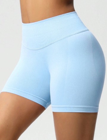 Colanti scurti SHEIN, albastru