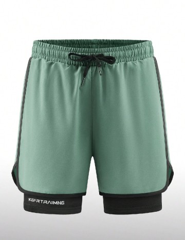 Pantaloni scurti SHEIN, verde
