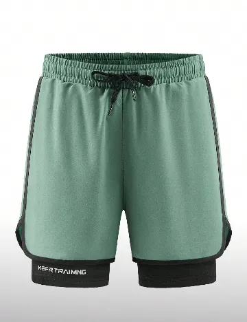 Pantaloni scurti SHEIN, verde