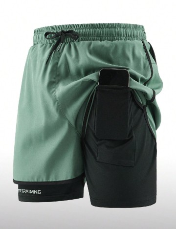 Pantaloni scurti SHEIN, verde