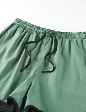 Pantaloni scurti SHEIN, verde