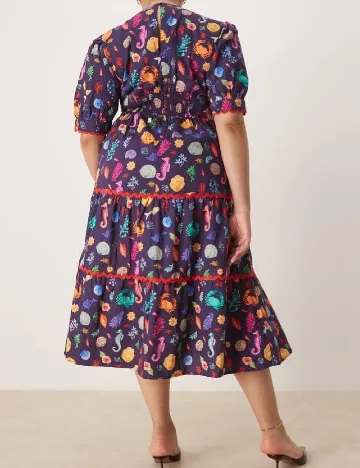 Rochie medie Hope & Ivy, mov