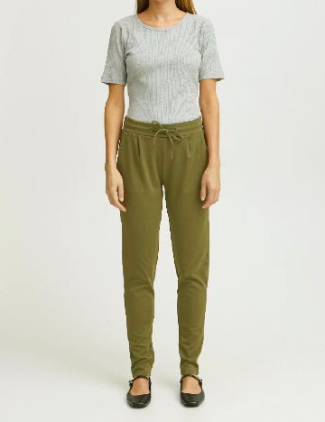 Pantaloni Ichi, verde