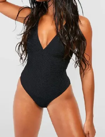 Costum de baie Boohoo, negru