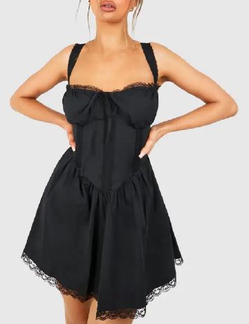 Rochie scurta Boohoo, negru