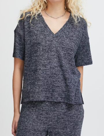 Bluza Ichi, bleumarin